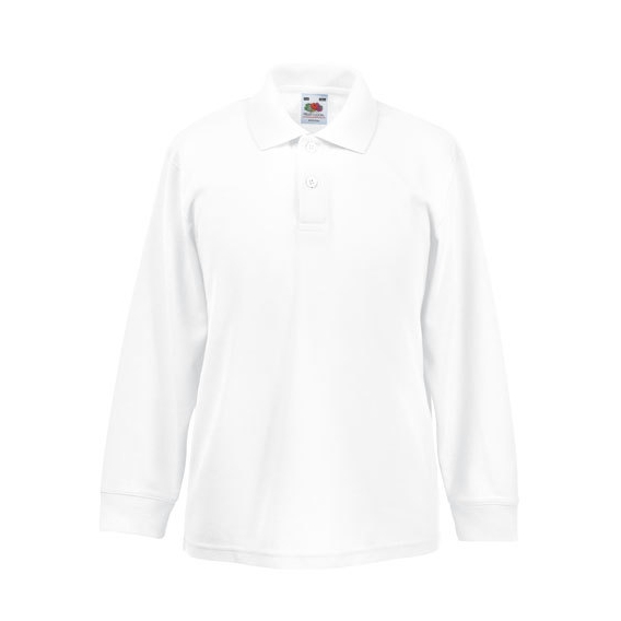 Kids Long Sleeve 65/35 Polo