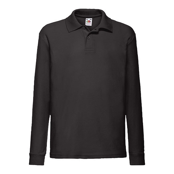 Kids Long Sleeve 65/35 Polo