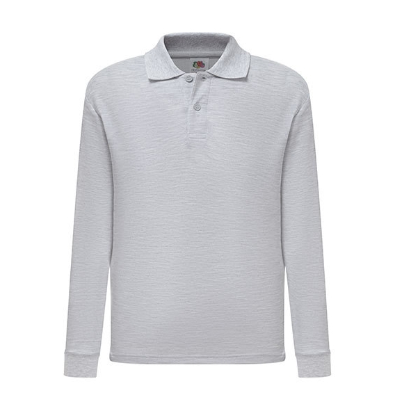 Kids Long Sleeve 65/35 Polo