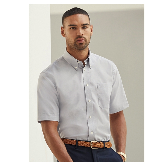 Men`s Short Sleeve Oxford Shirt