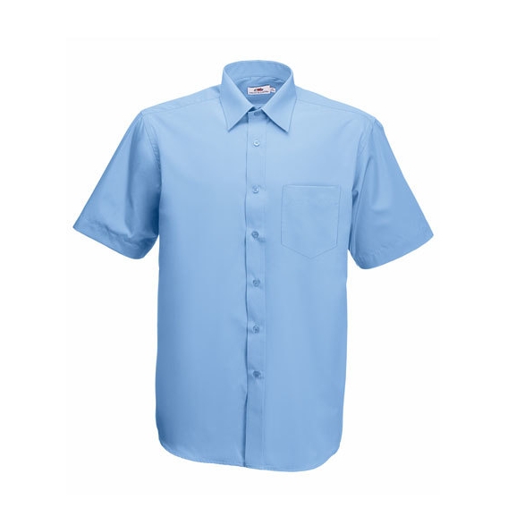 Men`s Short Sleeve Poplin Shirt