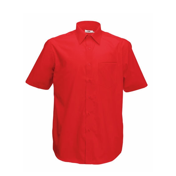 Men`s Short Sleeve Poplin Shirt