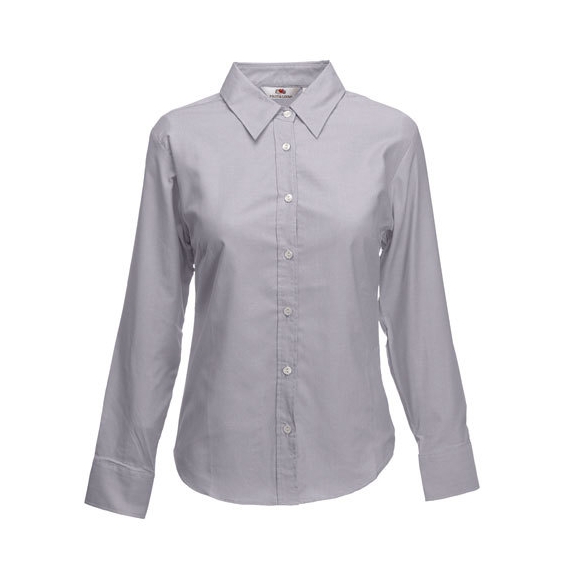 Ladies Long Sleeve Oxford Shirt