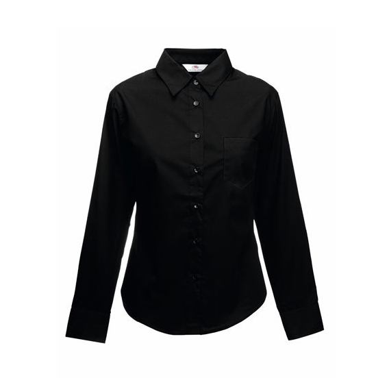 Ladies Long Sleeve Poplin Shirt