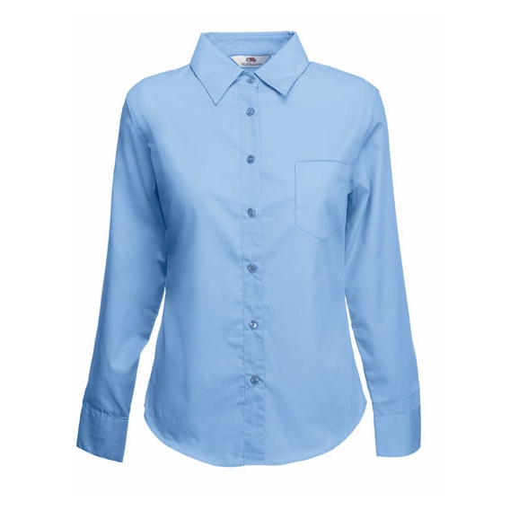 Ladies Long Sleeve Poplin Shirt