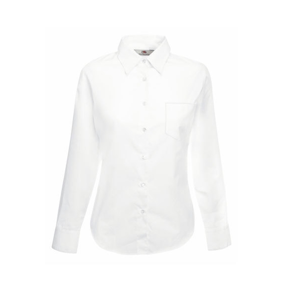 Ladies Long Sleeve Poplin Shirt