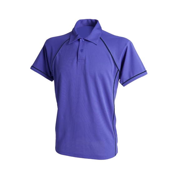 Men`s Piped Performance Polo