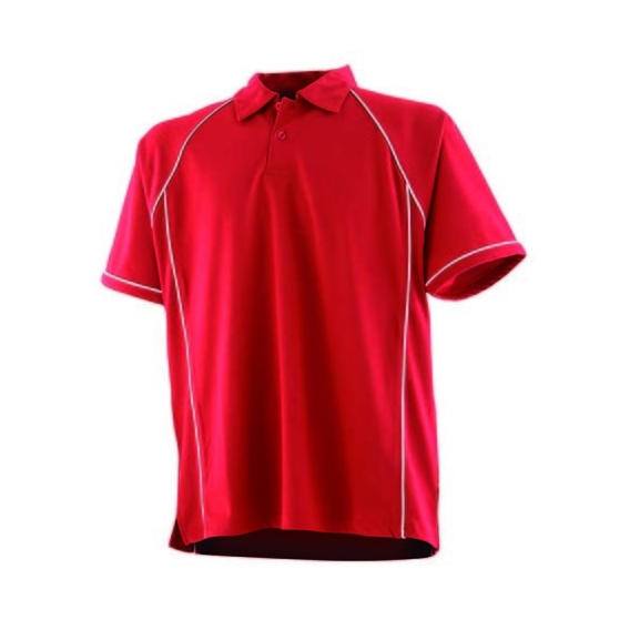 Men`s Piped Performance Polo