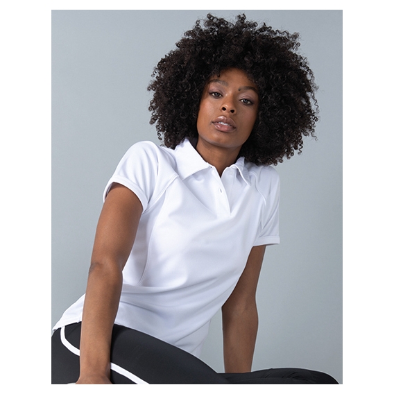 Ladies` Piped Performance Polo