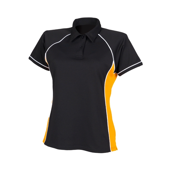 Ladies` Piped Performance Polo