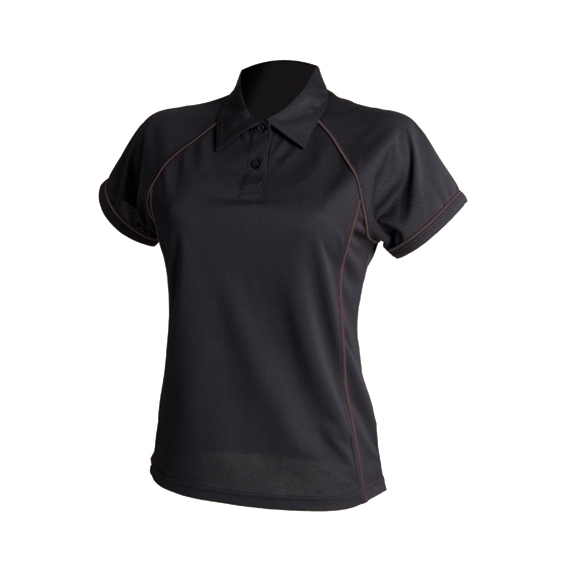 Ladies` Piped Performance Polo