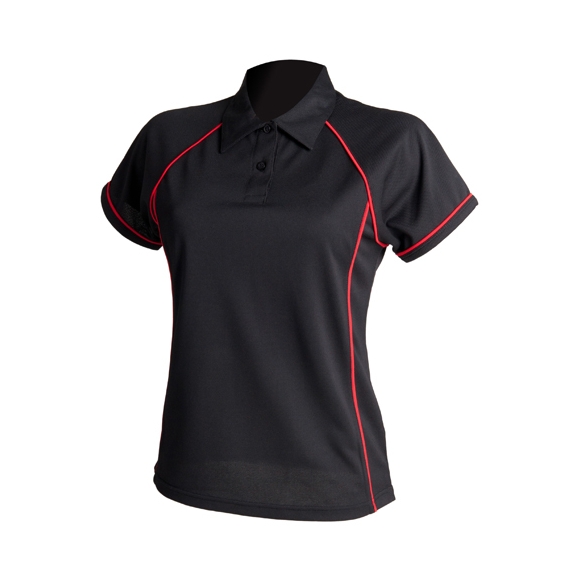 Ladies` Piped Performance Polo