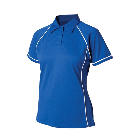 Ladies` Piped Performance Polo