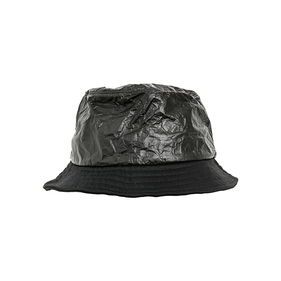 Crinkled Paper Bucket Hat