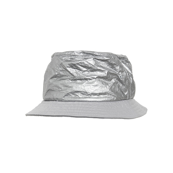 Crinkled Paper Bucket Hat