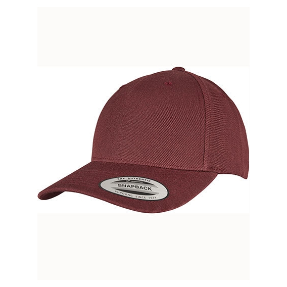 YP Classics 5-Panel Premium Curved Visor Snapback Cap