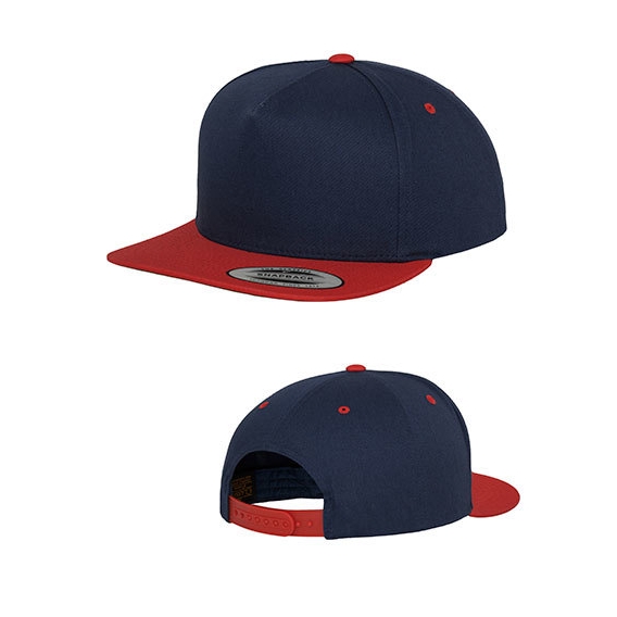 Classic 5 Panel Snapback Cap