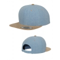 Chambray-Suede Snapback