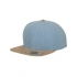 Chambray-Suede Snapback