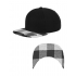 Checked Flanell Peak Snapback Cap