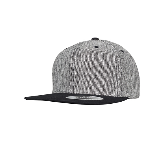 Melange Solid Snapback