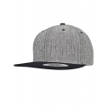Melange Solid Snapback