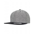 Melange Solid Snapback