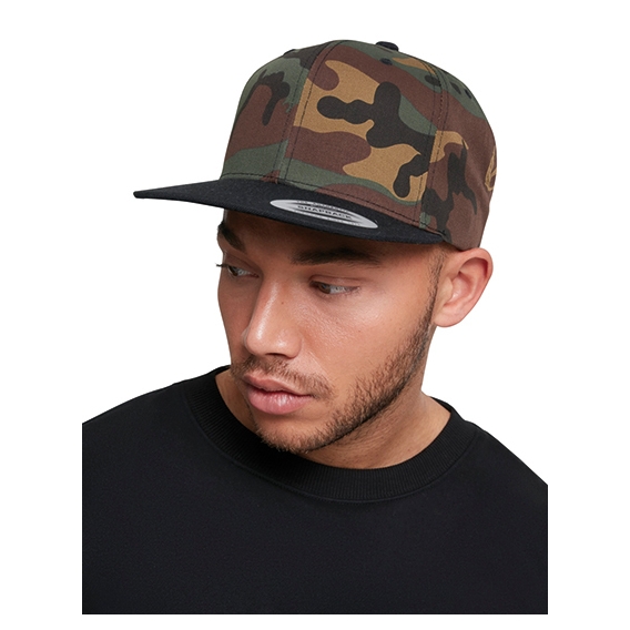 Classic Snapback 2-Tone Camo Cap