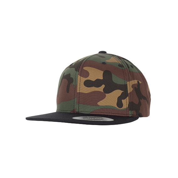 Classic Snapback 2-Tone Camo Cap
