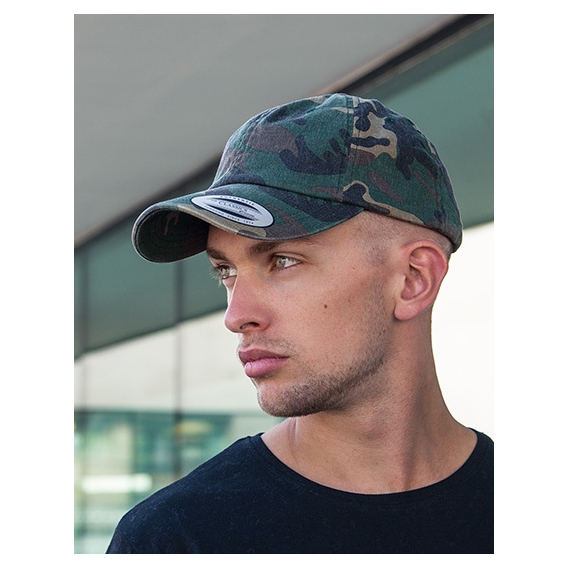 Low Profile Camo Washed Cap