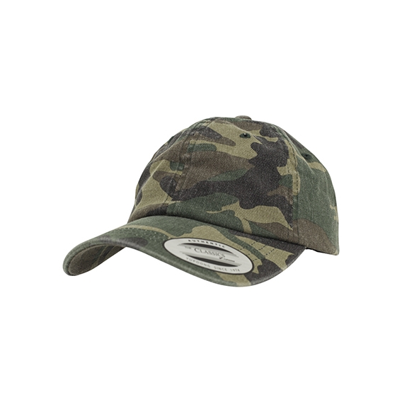 Low Profile Camo Washed Cap