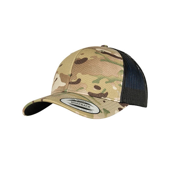 Retro Trucker Multicam Cap