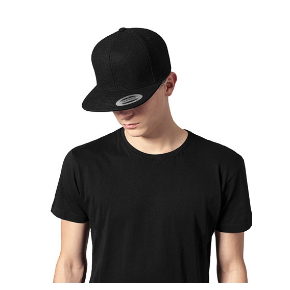 Melton Wool Snapback Cap