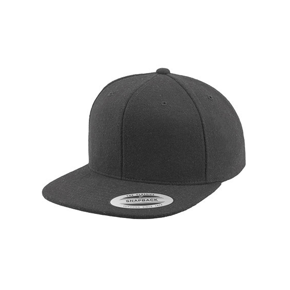 Melton Wool Snapback Cap