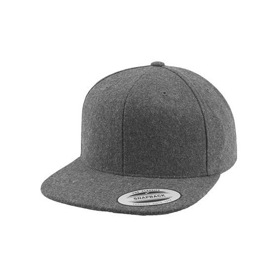 Melton Wool Snapback Cap