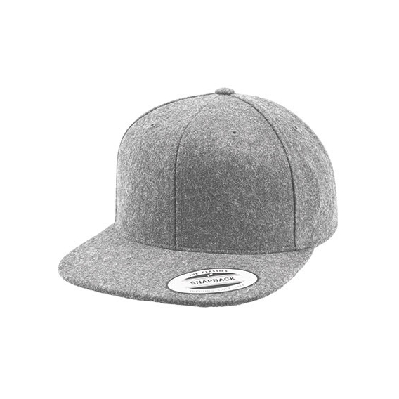 Melton Wool Snapback Cap
