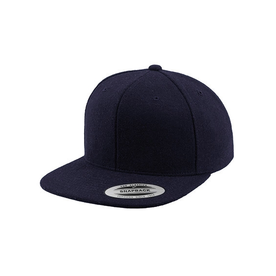 Melton Wool Snapback Cap