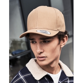 6-Panel Curved Metal Snap Cap