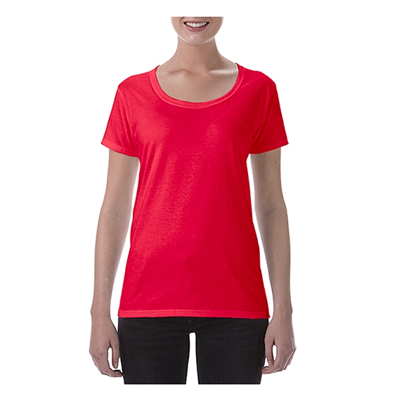 Softstyle® Ladies` Deep Scoop T-Shirt