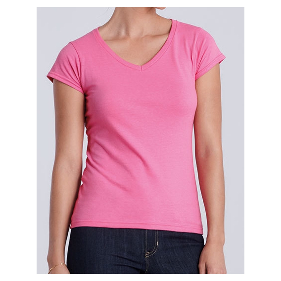 Softstyle® Ladies` V-Neck T-Shirt