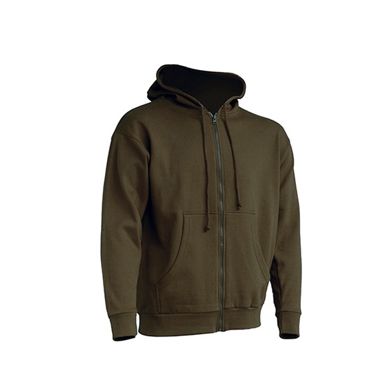 Zipped Hooded Sweater