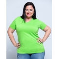 Curves T-Shirt V-Neck Lady