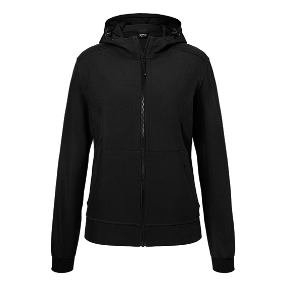 Ladies` Hooded Softshell Jacket