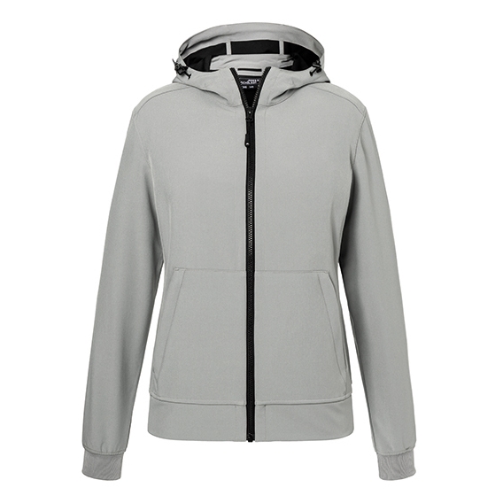 Ladies` Hooded Softshell Jacket