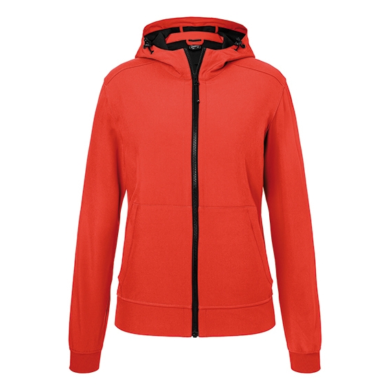 Ladies` Hooded Softshell Jacket