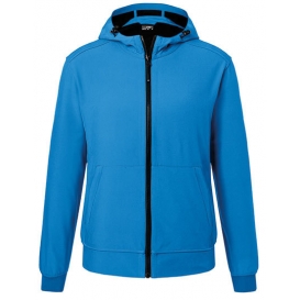 Men `Hooded Softshell Jacket