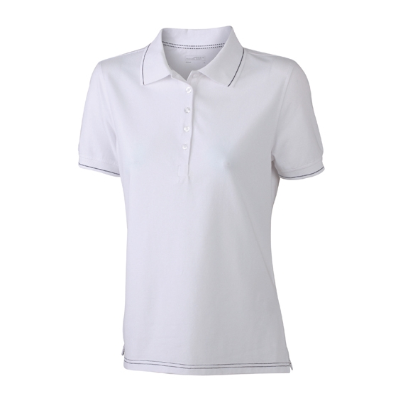 Ladies` Elastic Polo