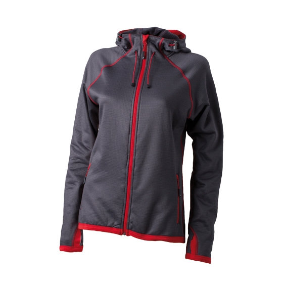 Ladies` Hooded Fleece