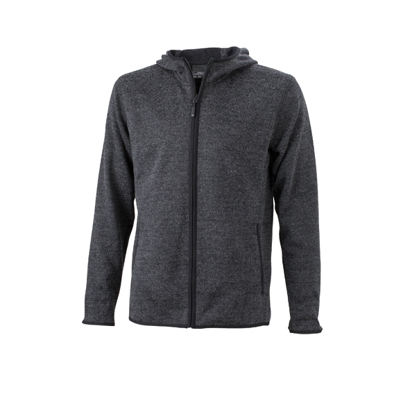 Men`s Knitted Fleece Hoody