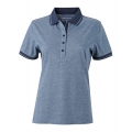 Ladies` Heather Polo